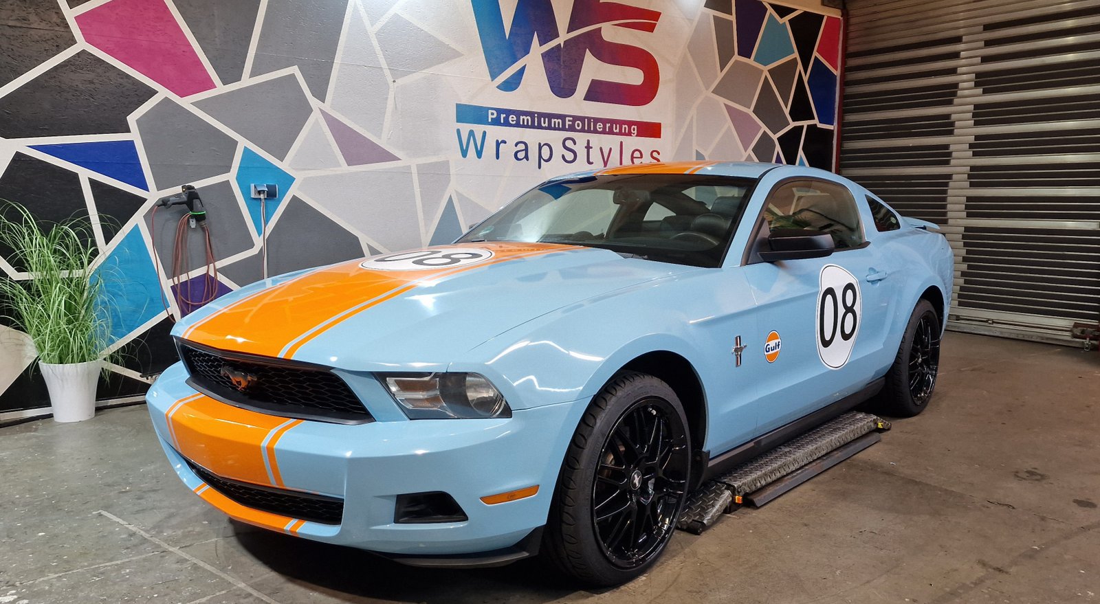 Auto nach der Folierung